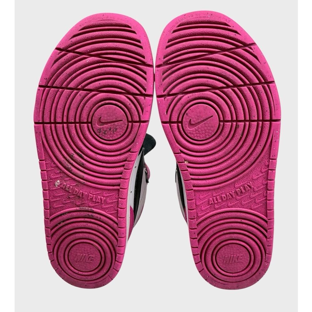 Nike High Top Sneakers – Youth 2Y – Black/White/Hot Pink - Picture 7 of 9